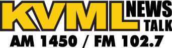 KVML AM 1450 / 102.7 FM Logo